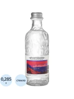 Вода минеральная Шамбала Горная природная негаз стекло 0,285л