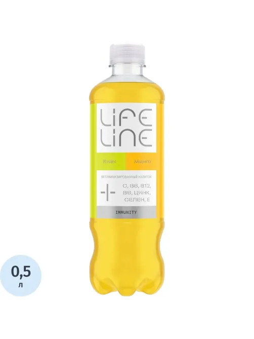 Напиток витаминизированный LifeLine Immunity Манго и киви, негаз ПЭТ 0,5л