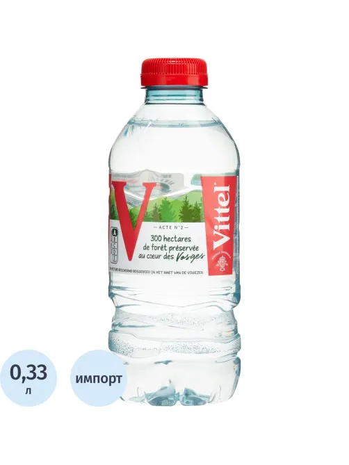 Вода минеральная Vittel негаз ПЭТ 0,33л