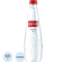 Вода питьевая Mever природ негаз стекло 0,5л