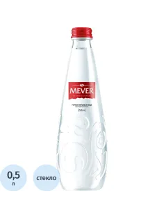 Вода питьевая Mever природ негаз стекло 0,5л