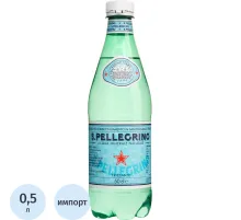 Вода минеральная San Pellegrino питьевая газ ПЭТ 0,5л