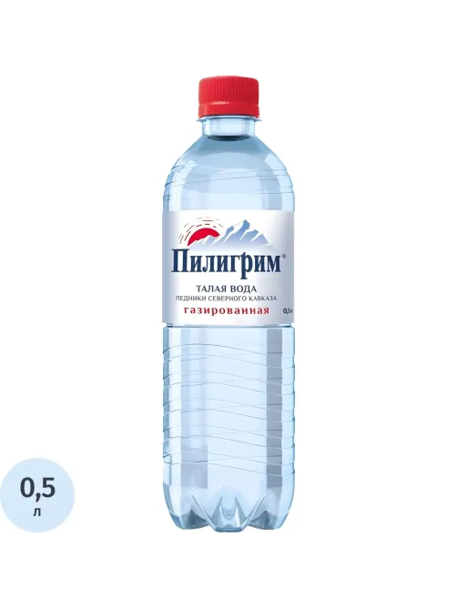 Вода минеральная Пилигрим газ ПЭТ 0,5л