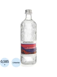 Вода минеральная Шамбала Горная природная негаз стекло 0,585л