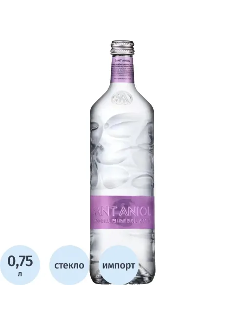 Вода минеральная Sant Aniol природ стол пит газ стекло 0,75л