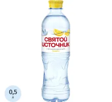 Вода питьевая Святой источник Лимона негаз ПЭТ 0,5л