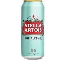 Пиво безалкогольное Stella Artois ж/б 0,45л