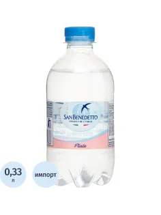 Вода минеральная San Benedetto негаз ПЭТ 0,33л