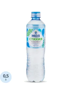 Вода минеральная Моя стихия природная столовая питьевая негаз ПЭТ 0,5л