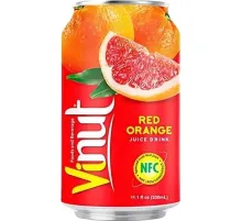 Напиток Vinut Red Orange Juice, сокосодержащий, негаз ж/б 0,33л