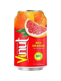 Напиток Vinut Red Orange Juice, сокосодержащий, негаз ж/б 0,33л