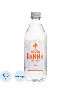 Вода минеральная Acqua Panna питьевая негаз ПЭТ 0,5л