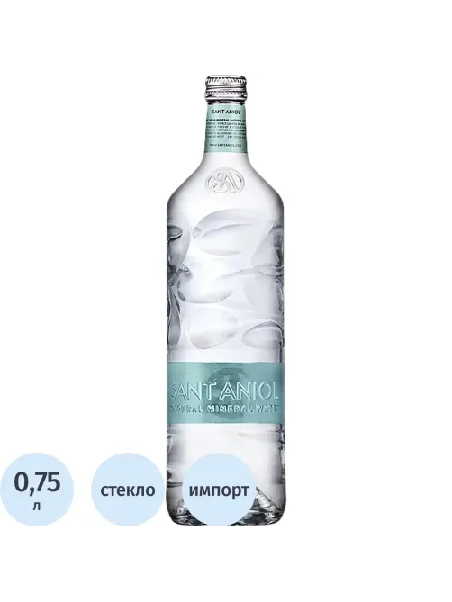 Вода минеральная Sant Aniol природ стол пит негаз стекло 0,75л