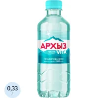 Вода минеральная Архыз Vita негаз ПЭТ 0,33л