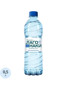 Вода питьевая Родники Лаго-Наки природная негаз ПЭТ 0,5л