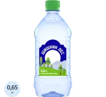 Вода питьевая Шишкин Лес негаз ПЭТ 0,65л