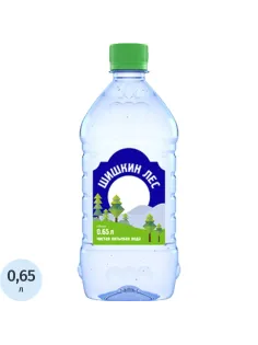 Вода питьевая Шишкин Лес негаз ПЭТ 0,65л