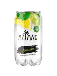 Напиток Aziano Mojito, газ ж/б 0,35л