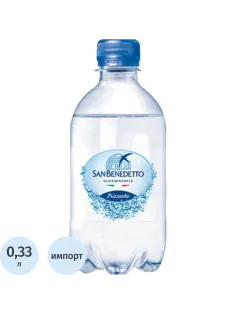 Вода минеральная San Benedetto газ ПЭТ 0,33л