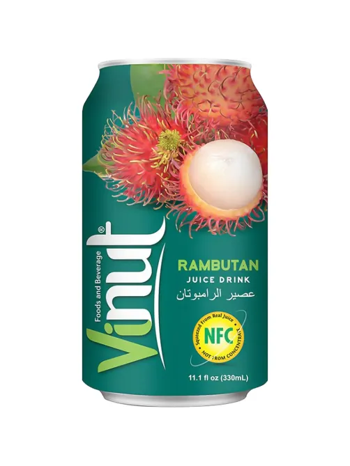Напиток Vinut Rambutan Juice, сокосодержащий, негаз ж/б 0,33л