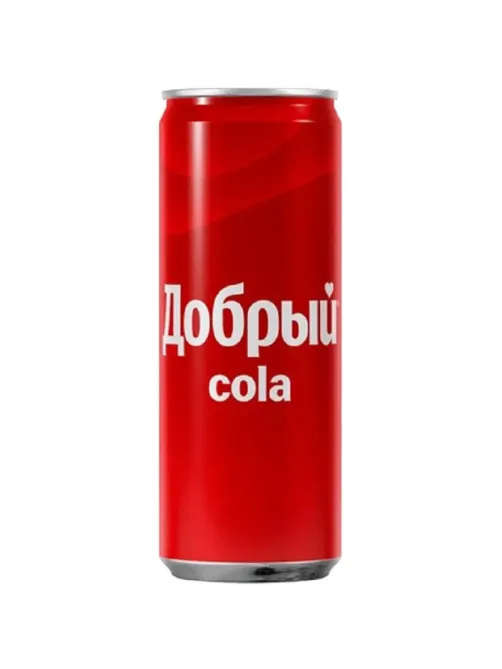 Напиток Добрый Cola, газ ж/б 0,33л