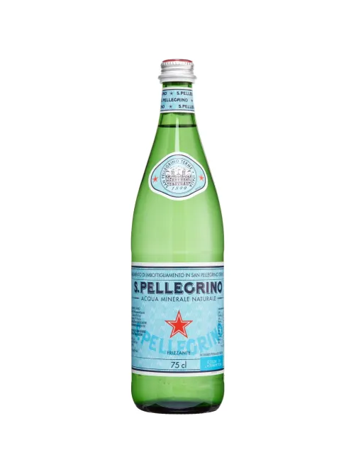 Вода минеральная San Pellegrino питьевая газ стекло 0,75л