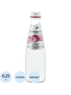 Вода минеральная San Benedetto негаз стекло 0,25л