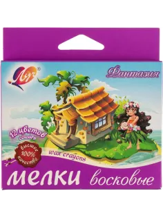 Мелки восковые Луч Фантазия 12 цв. на масляной основе 25С 1520-08