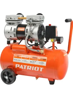 Компрессор поршневой безмасл. PATRIOT WO 24-260S, 260л/мин (525301921)