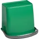 Ведро FBK 6л зеленое, с мерной шкалой, прямоугольное26x19x21,5 см., 91027-5