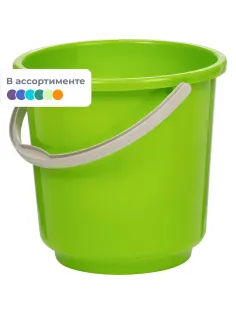 Ведро 5л пищевое пластиковое цвет в ассортименте