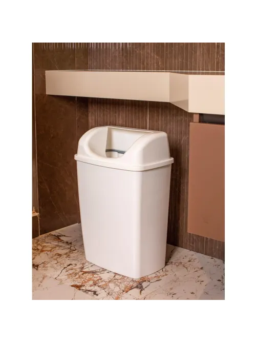 Ведро мусорное Luscan Professional настенное 23л белое 3521W