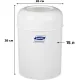 Ведро мусорное Luscan Professional 15л белое 3522W