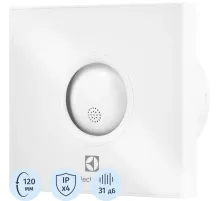 Вентилятор вытяжной Electrolux Rainbow EAFR-120T white с таймером