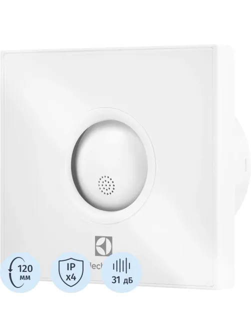 Вентилятор вытяжной Electrolux Rainbow EAFR-120T white с таймером