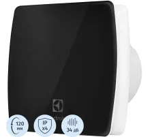 Вентилятор вытяжной Electrolux Glass EAFG-120 black