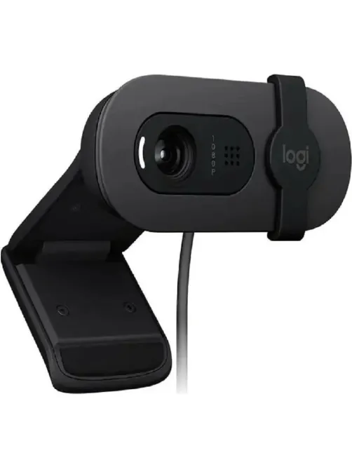 Веб-камера Logitech HD Brio 100 черн.2Mpix 1920x1080 USB-A,микр(960-001587)