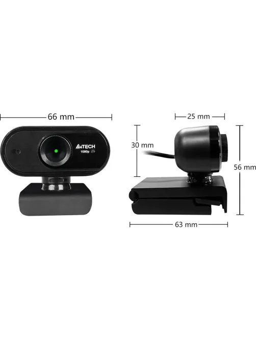 Веб-камера A4Tech (PK-925H) черный 2Mpix (1920x1080) USB2.0 с микрофоном