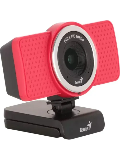 Веб-камера GENIUS ECam 8000, микрофон, 1080P, красный