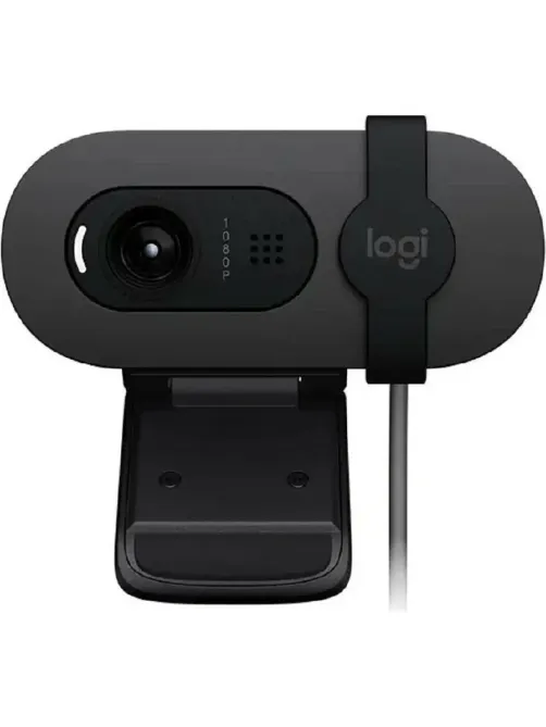 Веб-камера Logitech HD Brio 100 черн.2Mpix 1920x1080 USB-A,микр(960-001587)