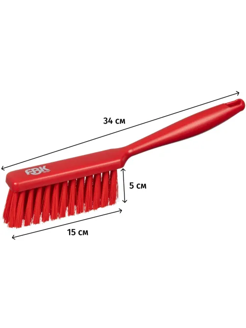 Щетка сметка FBK 340х35мм мягкая красная 10254-3
