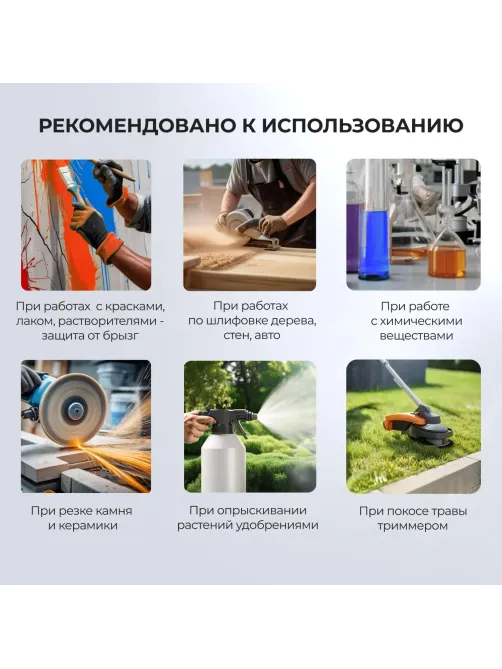 Очки закрытые Панорамного типа с покрытием ОЧК601 KN