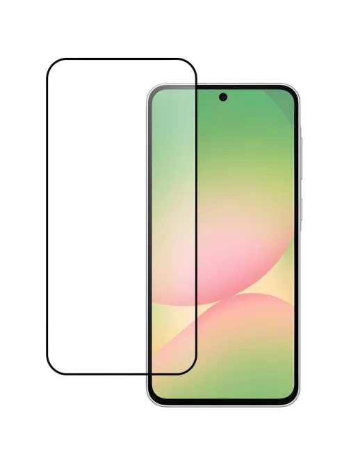 Защитное стекло PERO для Samsung A56, черное
