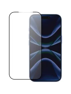 Защитное стекло PERO Full Glue Privacy для iPhone 17 Pro, черное