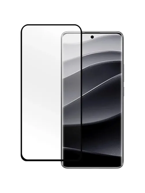 Защитное стекло PERO Full Glue для  Xiaomi Redmi Note 14, черное