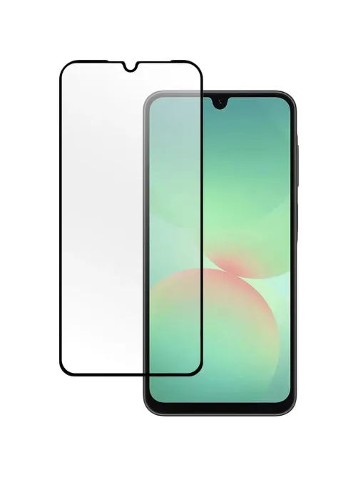 Защитное стекло PERO Full Glue Privacy для Samsung A26, черное