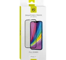 Защитное стекло RedLine iPhone 17 FULL GLUE, черная рамка