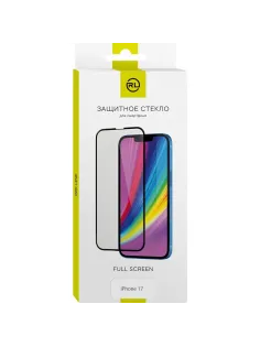 Защитное стекло RedLine iPhone 17 FULL GLUE, черная рамка
