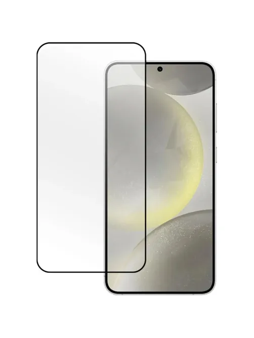 Защитное стекло PERO Full Glue для Samsung S25 PLUS, черное