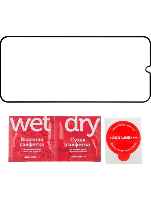 Защитное стекло Red Line УТ000042624 Samsung Galaxy A07 FULL GLUE черный